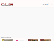 Tablet Screenshot of pro-hest.dk